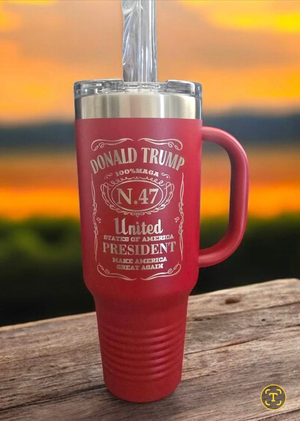 40 oz Trump tumbler