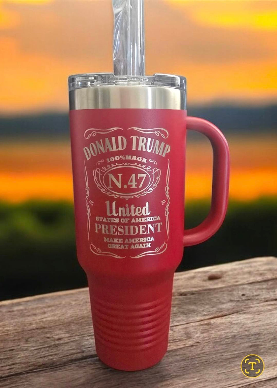 40 oz Trump tumbler