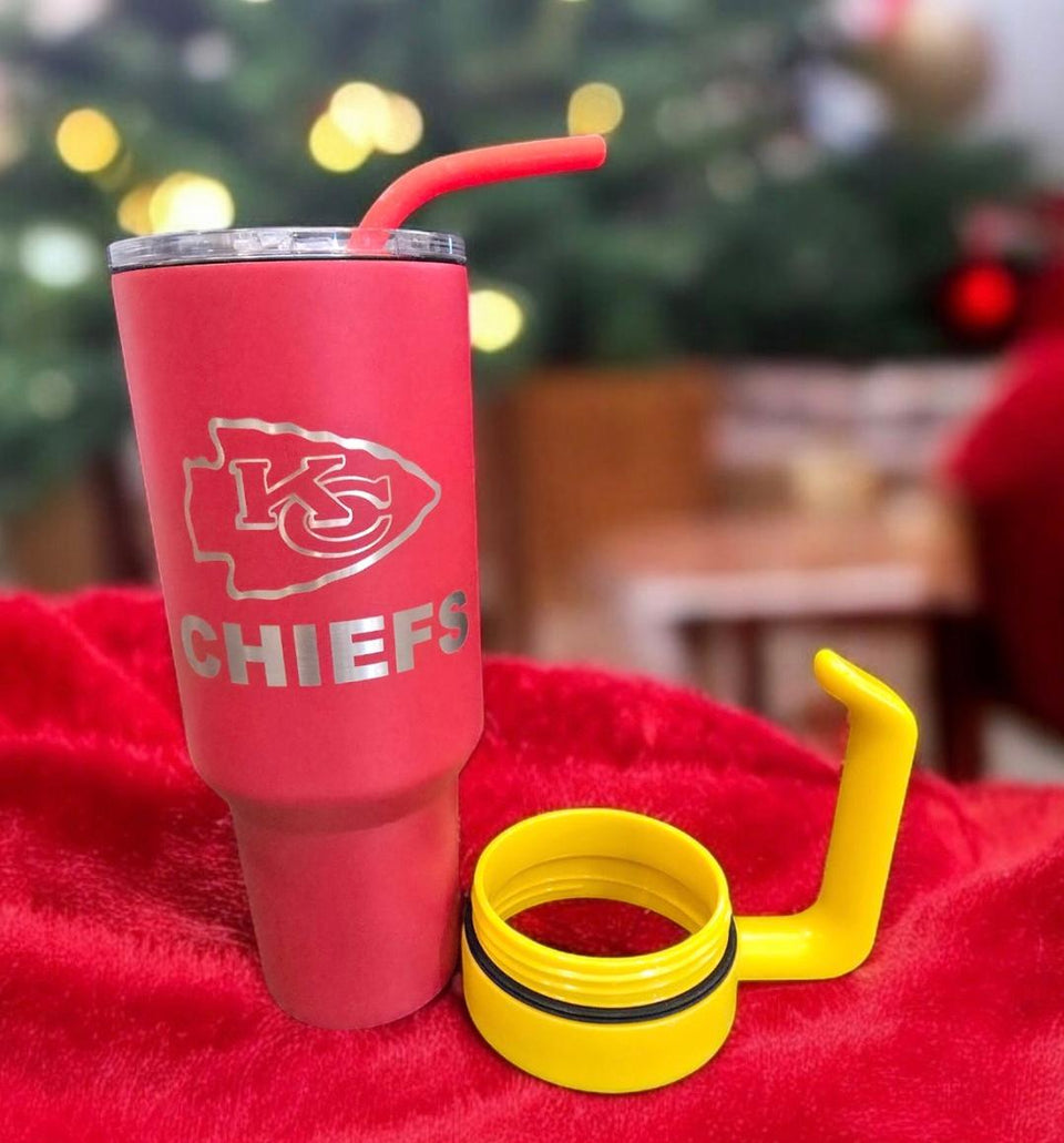 40 oz Chiefs tumbler