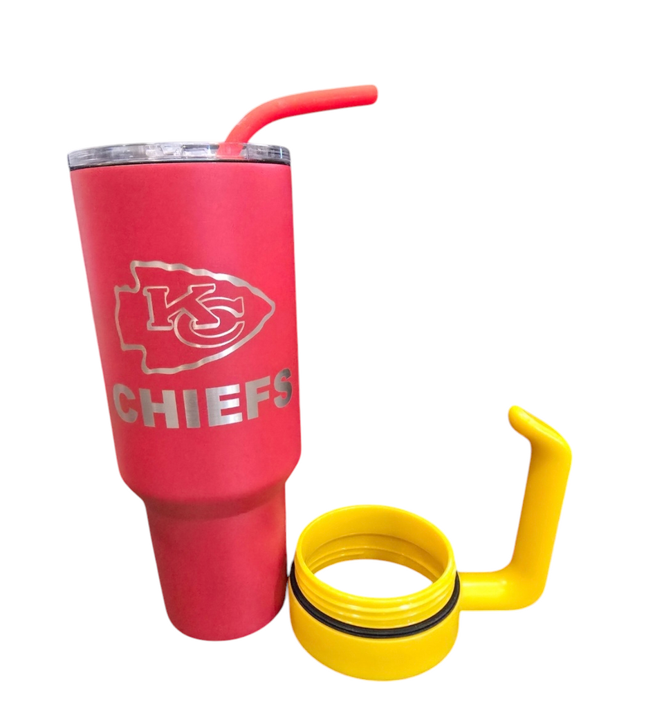 40 oz Chiefs tumbler